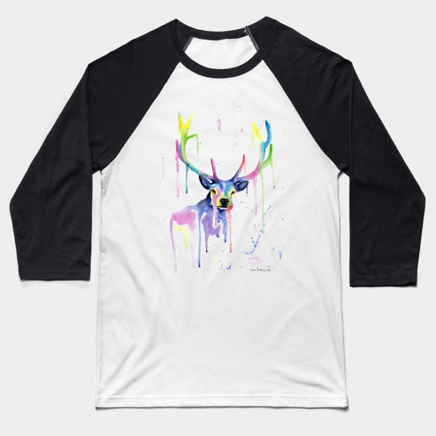 Stag Baseball T-Shirt by sarahstribb